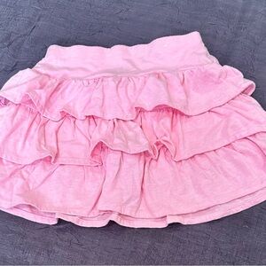 Pink Ruffled Skirt